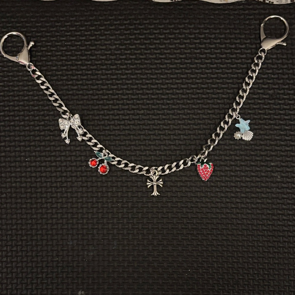 Purse bag pocketbook school bag purse charm Chain